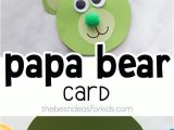Happy Father S Day Diy Card Bear Craft Bear Crafts Fathers Day Crafts Crafts for Kids