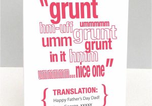 Happy Father S Day Diy Card Personalised Teenagers Translation Father S Day Card