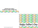 Happy Fathers Day Card Handmade 5 Printable Father S Day Cards About Family Crafts