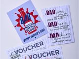 Happy Fathers Day Card Handmade Father S Day Card and Gift Vouchers