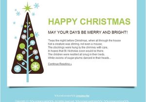Happy Holidays Email Template All for Christmas Seasonal Cards Email Templates and