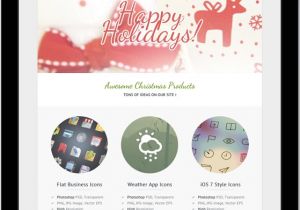 Happy Holidays Email Template Christmas Email Templates for the Upcoming Holiday Mailing