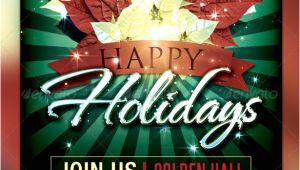 Happy Holidays Flyer Template Free 18 Amazing Holiday Party Flyer Templates Vector Eps Psd