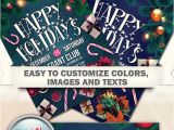 Happy Holidays Flyer Template Free Happy Holidays Flyer Psd Template Facebook Cover by