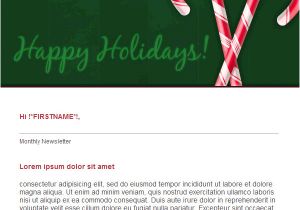 Happy Holidays HTML Email Template Free Email Templates Groupmail Website
