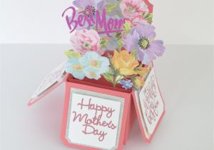 Happy Mother Day Card Handmade Handmade Personalized and Custom Pop Up Box Card for Mothers