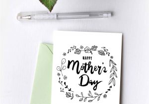 Happy Mothers Day Diy Card Diy Happy Mother S Day Card Colouring Printable Ting