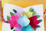 Happy Mothers Day Diy Card Pop Up Flowers Diy Printable Mother S Day Card A Piece