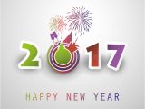 Happy New Year Creative Card Best Wishes Abstract Modern Style Happy New Year