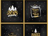 Happy New Year Greeting Card Simple 60 Invitation 038 Greeting Card Mockup Designs Layerbag