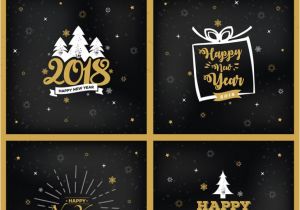 Happy New Year Greeting Card Simple 60 Invitation 038 Greeting Card Mockup Designs Layerbag