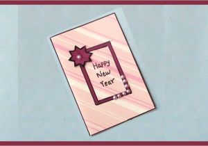 Happy New Year Greeting Card Simple Birthday Card Creative Ideas Card Design Template