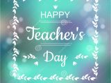 Happy Teachers Day Beautiful Card Greeting Card for Happy Teachers Day Abstract Background