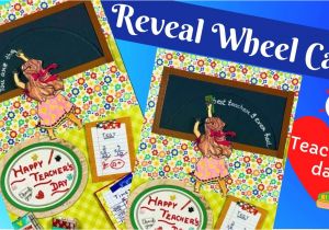 Happy Teachers Day Diy Card How to Make A Reveal Wheel Card Teacher S Day Card Idea Fun Interactive Card