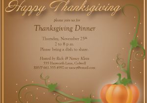 Happy Thanksgiving Email Templates Free Happy Thanksgiving Invitation
