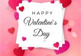 Happy Valentine Day Card with Name Happy Valentines Day and Wedding Design Elements Greeting