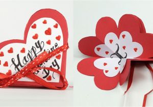 Happy Valentine S Day Diy Card Homemade Valentine Card Diy Valentine Accordion Flip Card