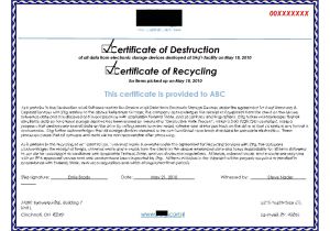Hard Drive Certificate Of Destruction Template Hard Drive Destruction for Copier Mfp Printers