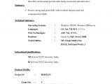 Hardware and Networking Fresher Resume format Doc Resume format for Bds Freshers Njmake org