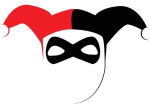 Harley Quinn Mask Template Harley Quinn Haha Tshirt On Behance