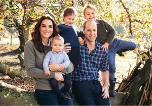 Harry and Meghan Christmas Card Prince Louis Cheeky Grin Lights Up Kate and William S