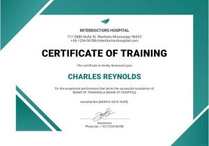 Hazmat Training Certificate Template 27 Training Certificate Templates Doc Psd Ai