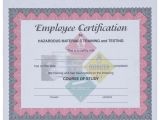 Hazmat Training Certificate Template Hazmat Employee Training Certificate