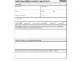Health and Safety forms Templates 24 Incident Report Template Free Sample Example