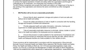 Health and Safety Statement Of Intent Template Personal Safety Commitment Quotes Quotesgram