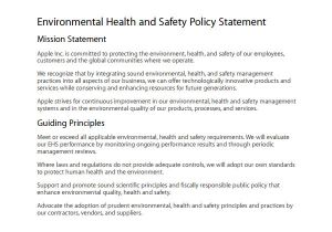 Health and Safety Statement Of Intent Template Sample Safety Statement Template 9 Free Documents In Pdf