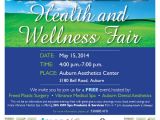 Health and Wellness Fair Flyer Template Health Fair May 15 Vibrance Medical Spa
