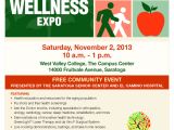 Health and Wellness Fair Flyer Template Silicon Valley Health and Wellness Expo Svhapsvhap