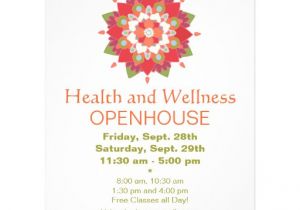 Health and Wellness Flyer Template Colourful Red Lotus Health and Wellness Flyer 2 Zazzle