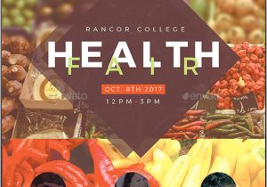 Health and Wellness Flyer Template Health Fair Flyer Template 2 by Seraphimchris Graphicriver