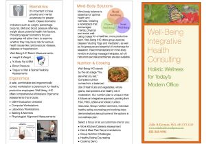 Health Coach Brochure Templates Wellness Brochure Veda Health