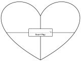 Heart Shaped Writing Template Heart Shape Templates Joy Studio Design Gallery Best