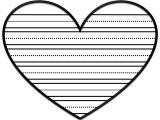 Heart Shaped Writing Template Heart Shaped Writing Template Templates Data