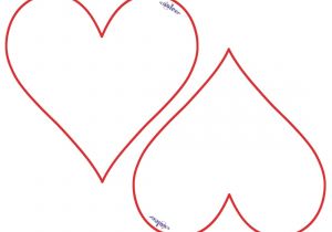 Heart Shaped Writing Template Heart Writing Template with Lines