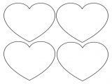Heart Shaped Writing Template Wide Heart Templates 4 Large Outlines On One Page What