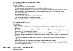 Heavy Duty Mechanic Resume Sample Heavy Duty Mechanic Resume Samples Velvet Jobs