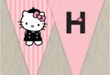 Hello Kitty Birthday Banner Template Free Hello Kitty with French Poodle Paris Printable Birthday
