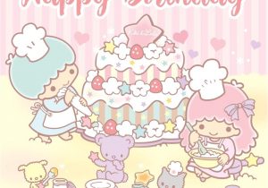 Hello Kitty Happy Birthday Card Happy Birthday Little Twin Stars with Images Little Twin