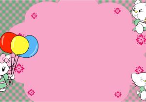 Hello Kitty Invitation Card Background 1st Birthday Hello Kitty Tarpaulin 1st Birthday Ideas