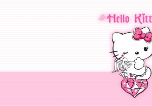 Hello Kitty Invitation Card Background Hello Kitty Birthday Backgrounds Wallpaper Cave