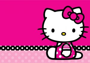 Hello Kitty Invitation Card Background Hello Kitty Wallpaper Desktop Background with Images