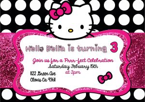Hello Kitty Invitation Card Background Hello Kitty with Black Background 57 Pictures