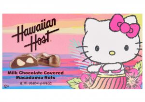 Hello Kitty Thank You Card Hawaiian Host Hello Kitty Milk Chocolate Covered Macadamia