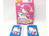 Hello Kitty Thank You Card Uno Hello Kitty Cartoon Characters Card Game 2 10 Players