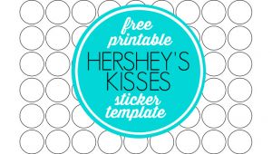 Hershey Kiss Labels Template How to Make Hershey Kisses Stickers
