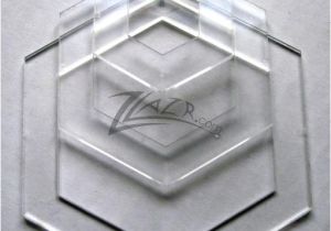 Hexagon Quilt Template Plastic Template Nested 4 Quot X 1 8 Quot Hexagon Acrylic Plastic Stencil